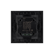 Панель встраиваемая с сенсорным слайдером для диодных лент Arlight Sens SR-2830C-AC-RF-IN Black 220V RGB+CCT 4зоны IP20 Пластик арт.019062