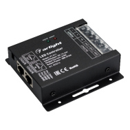 Контроллер 3-канальный RGB Arlight VT-S11-3x8A 12-24V, ПДУ Стик 12кн RF IP20 Металл арт.023316
