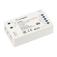 Диммер - контроллер четырехканальный Arlight ARL-SIRIUS-TUYA-WIFI-RGBW-SUF 12-24V 4x4A, 2.4G IP20 ref.036361