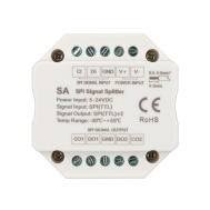 Усилитель сплиттер сигнала SPI SMART-SPI 12-24V 2 output Arlight IP20 Пластик арт. 028419