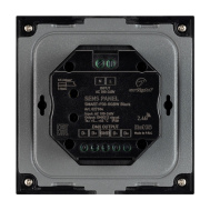 Панель Sens SMART-P30-RGBW Black 230V, 4 зоны, 2.4G Arlight IP20 Пластик 5 лет гар.027104
