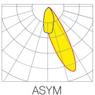 Светильник CSVT VOLGA/38/IP20/ASYM (5000К, белый) линейный светодиодный
