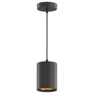 LED светильник накладной (подвесной) IP20 HD042 / HD037 12W (черный/золото) 4100K / 3000К 79*100мм 660лм