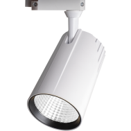 Трековый светодиодный однофазный светильник белый 25вт Jazzway PTR 1725 25w 4000K 24° WH IP40 (арт. 5026148)