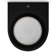 Светильник (бра) настенный LED черный архитектурный под лампу GU10 MAYTONI Slat O044WL-01B (4251110027333)