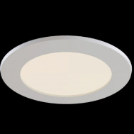 Точечный LED светильник ультратонкий белый 12вт круглый MAYTONI Stockton DL016-6-L12W (3000К - 6000К) код заказа 4251110050225