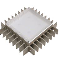 Светильник LED для ячеек Грильято 150x150 33вт АТОН серия Альбатрос АТ-ДВО-07-33-55-Х рассеиватель микропризма 5000К