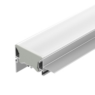 Профиль алюминиевый для натяжных потолков с боковой линией для монтажа к стене Arlight FOLED-50-WALL-2000 арт.035771