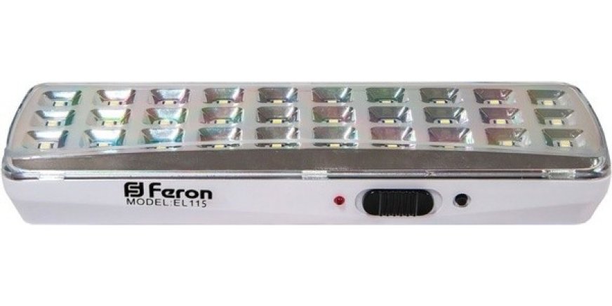 Светильник аварийный светодиодный LEDх30 8ч непостоянного действия Feron IP20 (EL115 DC)