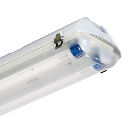 Светильник промышленного типа светодиодный Ардатов ДСП44-2х22-001 Flagman LED (без лампы) полиметилметакрилат прозрачный