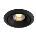 Встраиваемый светильник даунлайт 3000К черный точечный круглый 12вт Maytoni Yin DL031-2-L12B код заказа 4251110072012