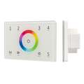 Панель для управления мультицветными источниками света Sens SMART-P83-RGB White 230V, 4 зоны, 2.4G Arlight IP20 арт.028402