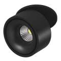 LED светильник SWG точечный потолочный встраиваемый круглый черный DesignLed RT-MJ-1015-B-8-WW