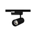 Трековый LED светильник однофазный поворотный SWG TL28 черный, 20Вт TL28-BL-20