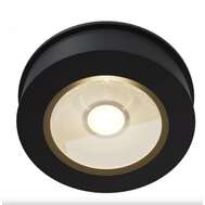 Встраиваемый LED светильник круглый потолочный черный 4000К 12вт MAYTONI Magic DL2003-L12B4K (4251110078892)