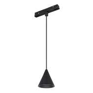 Черный трековый светильник ARLIGHT MAG-ORIENT-CONE-HANG-7W Warm3000 (BK, 40 deg, 48V) арт.037370