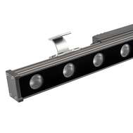 Линейный тонкий прожектор для архитектурной подсветки LED 9вт линзованный IP65 Arlight AR-LINE-500S-9W-220V Day Grey 30 deg арт.037367