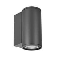 Диодный светильник настенный бра для уличной фасадной подсветки Arlight LGD-FORMA-WALL-R90-12W Warm3000 GR 44 deg ref.029976