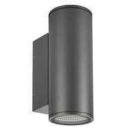 Фасадный диодный светильник для архитектурной подсветки Арлайт LGD-FORMA-WALL-TWIN-R90-2x12W Warm3000 GR 44 deg арт.029970