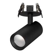 Диодный поворотный светильник для торговых помещений Arlight LGD-LUMOS-R55-9W Warm3000 BK, 25 deg арт.034148