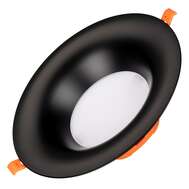 Черный светильник точечный диодный ARLIGHT MS-BLIZZARD-BUILT-R215-20W Day4000 BK 100 deg арт.035598