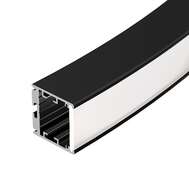 Профиль черный для LED радиусной подсветки Arlight SL-ARC-3535-D1500-W90 BLACK 1180мм дуга 1 из 4 Алюминий 026599