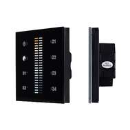 Сенсорная панель управления светом Arlight Sens SR-2830B-AC-RF-IN Black 220V,MIX+DIM 4зоны арт.021062