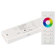 RGBW-контроллер с пультом однозонный Arlight SR-2839W White 12-24 В,240-480 Вт RGBW ПДУ сенсор арт.021096