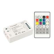 Контроллер для диодной ленты Arlight ARL-4022-RGBW White 5-24V 4x4A ПДУ 24кн RF арт.032358