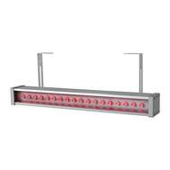 Светодиодный архитектурный светильник линейный 15вт линзованный Promled Барокко-15-0500 Оптик Красный
