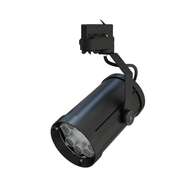 Трековый диодный светильник акцентный черный 16вт IP54 ПромЛед Акцент Трек 16 линза 287×120×106 гар.5 лет