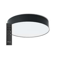 Светодиодный потолочный светильник AL6200 “Simple matte” тарелка 165W 3000К-6500K черный 48068 Feron