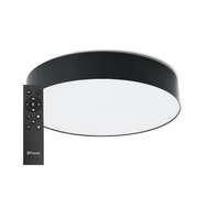 LED светильник потолочный AL6200 “Simple matte” тарелка 80W 3000К-6500K черный 48067 Feron