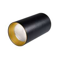 Светильник накладной светодиодный Arlight SP-POLO-R85-1-15W Day White 40deg (Black, Gold Ring) арт.022952