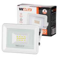 Светодиодный прожектор IP65 Wolta 5500K 10Вт пылевлагозащищенный WFL-10W/06W белый SMD 850 Лм 1/40