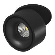 LED светильник SWG точечный потолочный встраиваемый круглый черный DesignLed RT-MJ-1015-B-8-WW