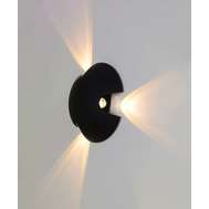 Светильник для бытового декора JY BRAND, Черный, 3*3Вт, 3000K, IP54, LWA0121C-BL-WW