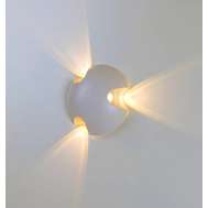 Декоративный светильник для бытового настенного освещения JY BRAND, Белый, 3*3Вт, 3000K, IP54, LWA0121C-WH-WW