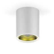 LED светильник накладной IP20 HD010 12W (белый золото) 3000K 79x100 900лм