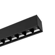 Трековый LED светильник 6вт на магнитный шинопровод черный Arlight MAG-LASER-45-L160-6W Warm3000 (BK, 15 deg, 24V) (ARL, IP20 Металл, 3 года)