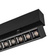 Светильник трековый черный LED поворотный с линзой 6вт магнитный Arlight MAG-LASER-FOLD-45-S160-6W Day4000 (BK, 15 deg, 24V) (ARL, IP20 Металл, 3 года)