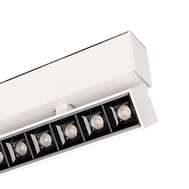 Светильник трековый белый LED поворотный с линзой 6вт магнитный Arlight MAG-LASER-FOLD-45-S160-6W Warm3000 (WH, 15 deg, 24V) (ARL, IP20 Металл, 3 года)