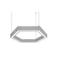 Подвесной светильник интерьерный шестигранный СТРЕЛА R6 80вт LE-ССО-23-080-5294-20Т (3000К)