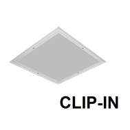 Светильник светодиодный для чистых помещений встраиваемый clip-in 37вт IP54 Ардатов ДВО15-38-004 WPC 940 (матовое закаленное стекло)