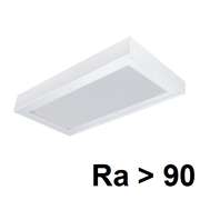 LED светильник накладной 18вт для чистых комнат IP54 АРДАТОВ ДПО15-19-304 WP 940 (темперированное стекло)