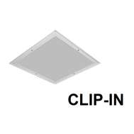 Светильник встраиваемый потолочный LED для чистых помещений 37вт IP54 Ардатов ДВО15-38-004 WPC 840 Clip-in (закаленное стекло)