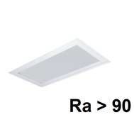 Потолочный светильник LED для чистых помещений 18вт IP54 Ардатов ДВО15-19-304 WP 940 встраиваемый (закаленное стекло)