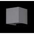 Настенный светодиодный архитектурный светильник (куб) серый 6вт IP54 3000К MAYTONI Fulton O572WL-L6GR (4251110056883)