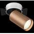 Встраиваемый светильник поворотный для фокусного / общего освещения MAYTONI FOCUS S C058CL-1BC черный + матовая медь 4251110033754