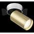 Светильник модульный поворотный под лампу GU10 встраиваемым MAYTONI черный с золотом FOCUS S C058CL-1BG 4251110028095